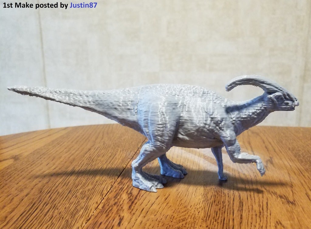 Miniatura 6 do modelo 3D Parasaurolophus