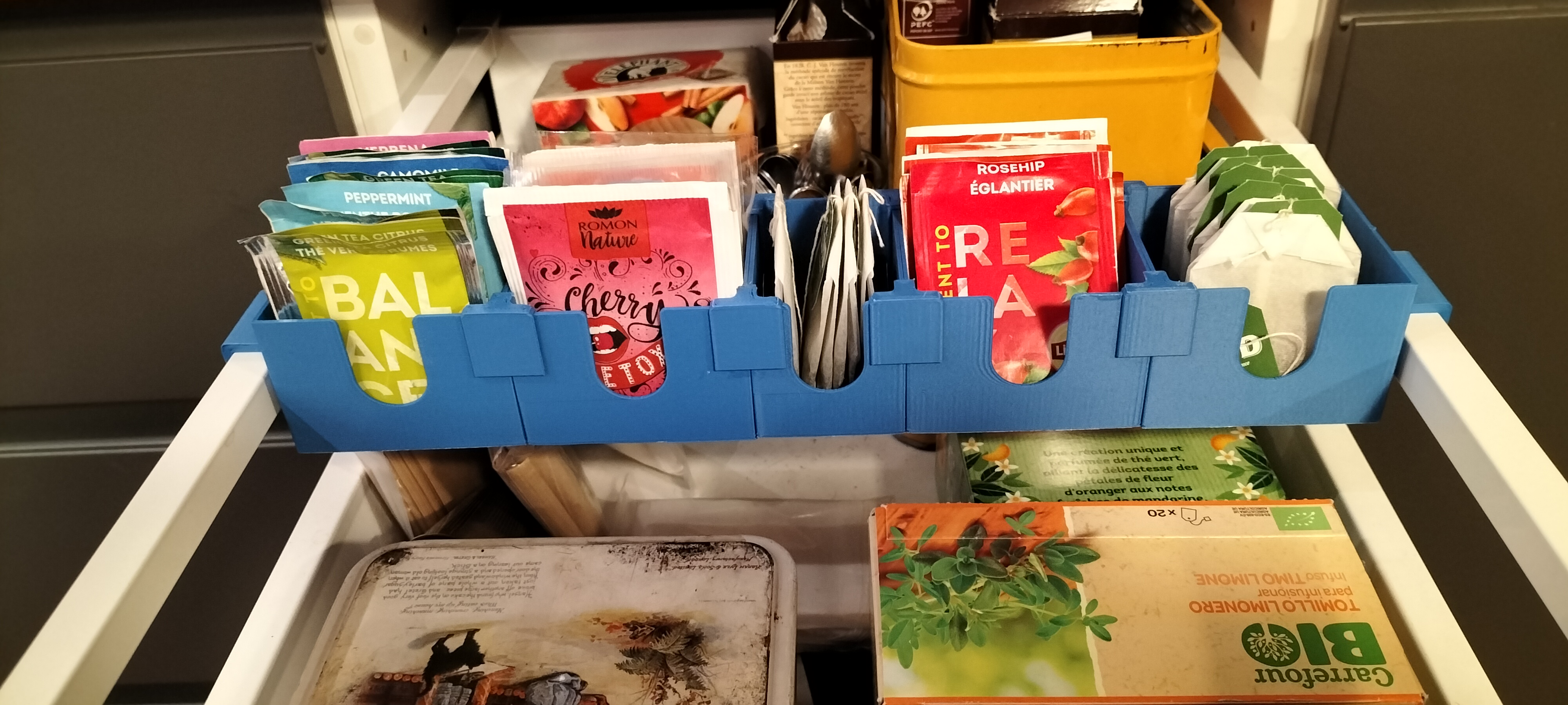 Boite à thé pour Ikea Metod