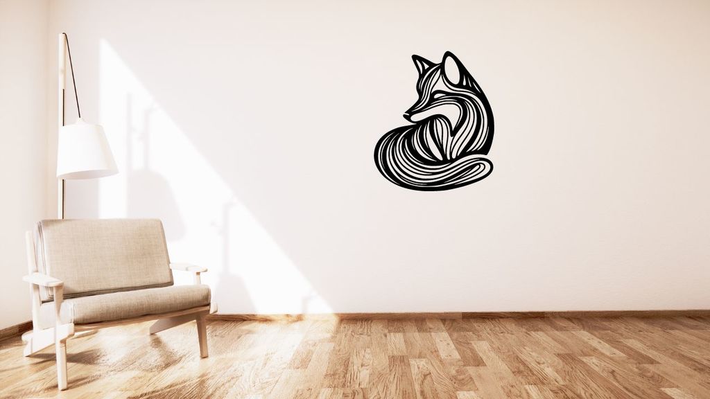 Fox / Liška wall or table decoration
