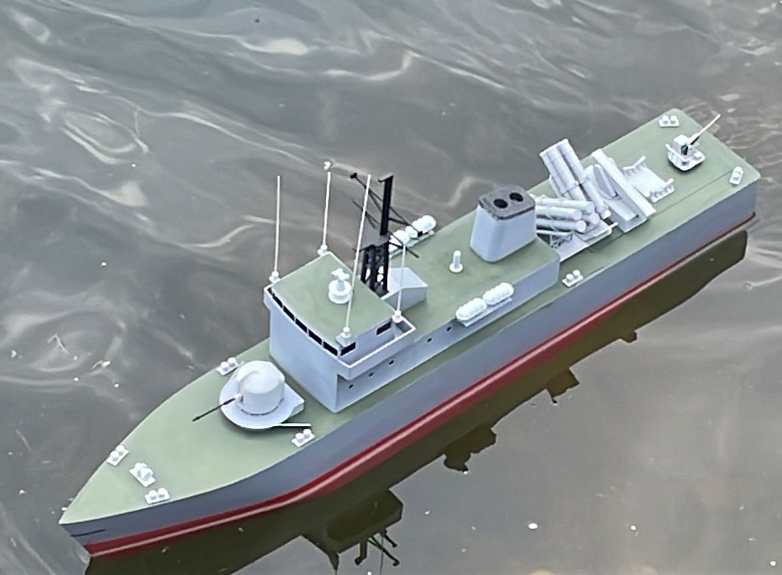 RC Boat Small Destroyer Remote Control Model by Mavagoodtime Download free STL model Printables