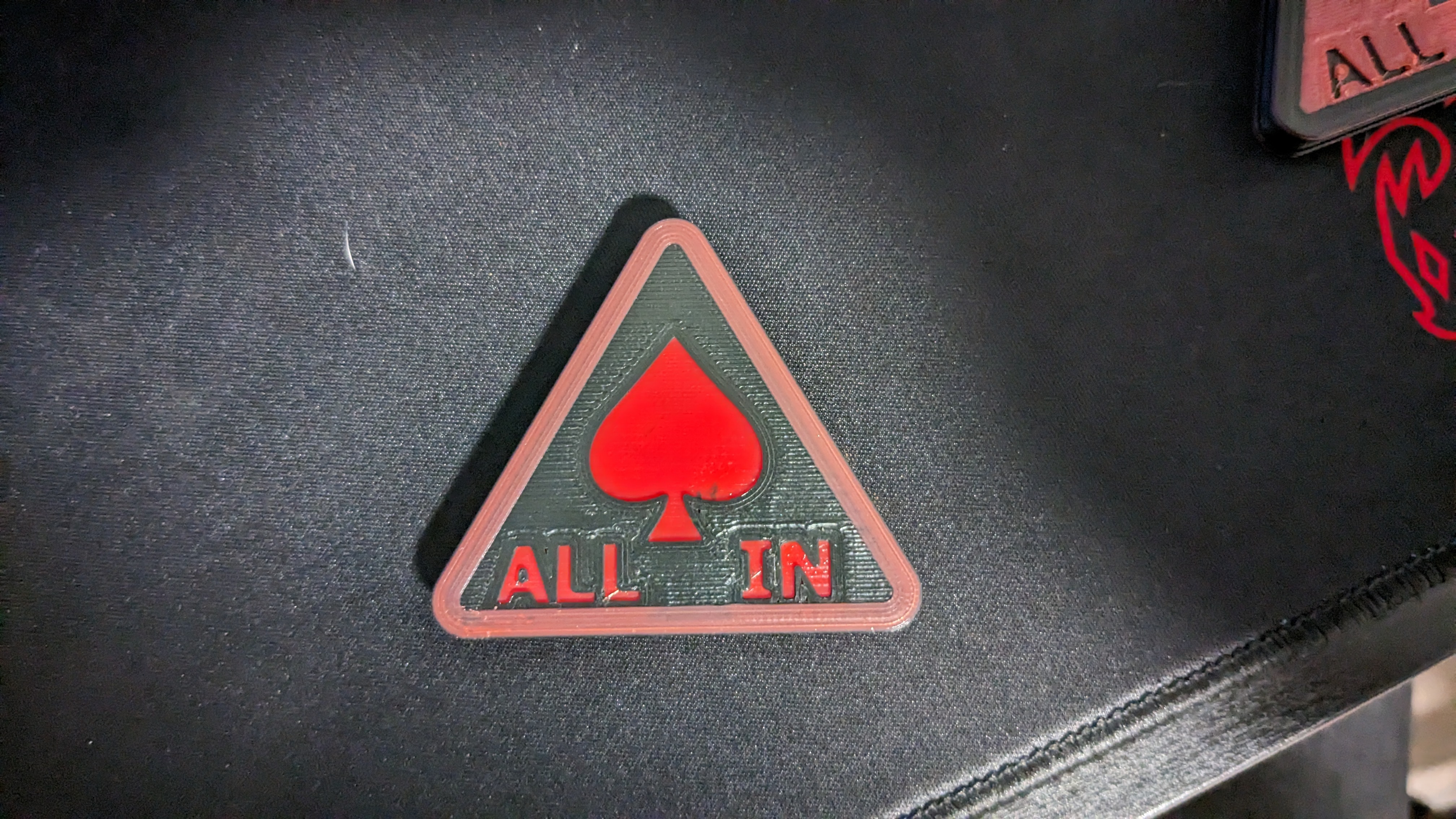 All in poker chip