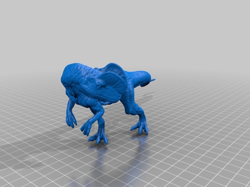 Miniatura 2 do modelo 3D Dilophosaurus