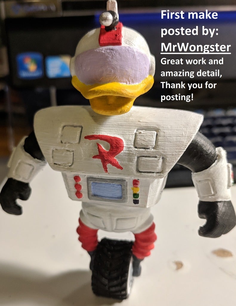 Miniatura 13 do modelo 3D GizmoDuck!