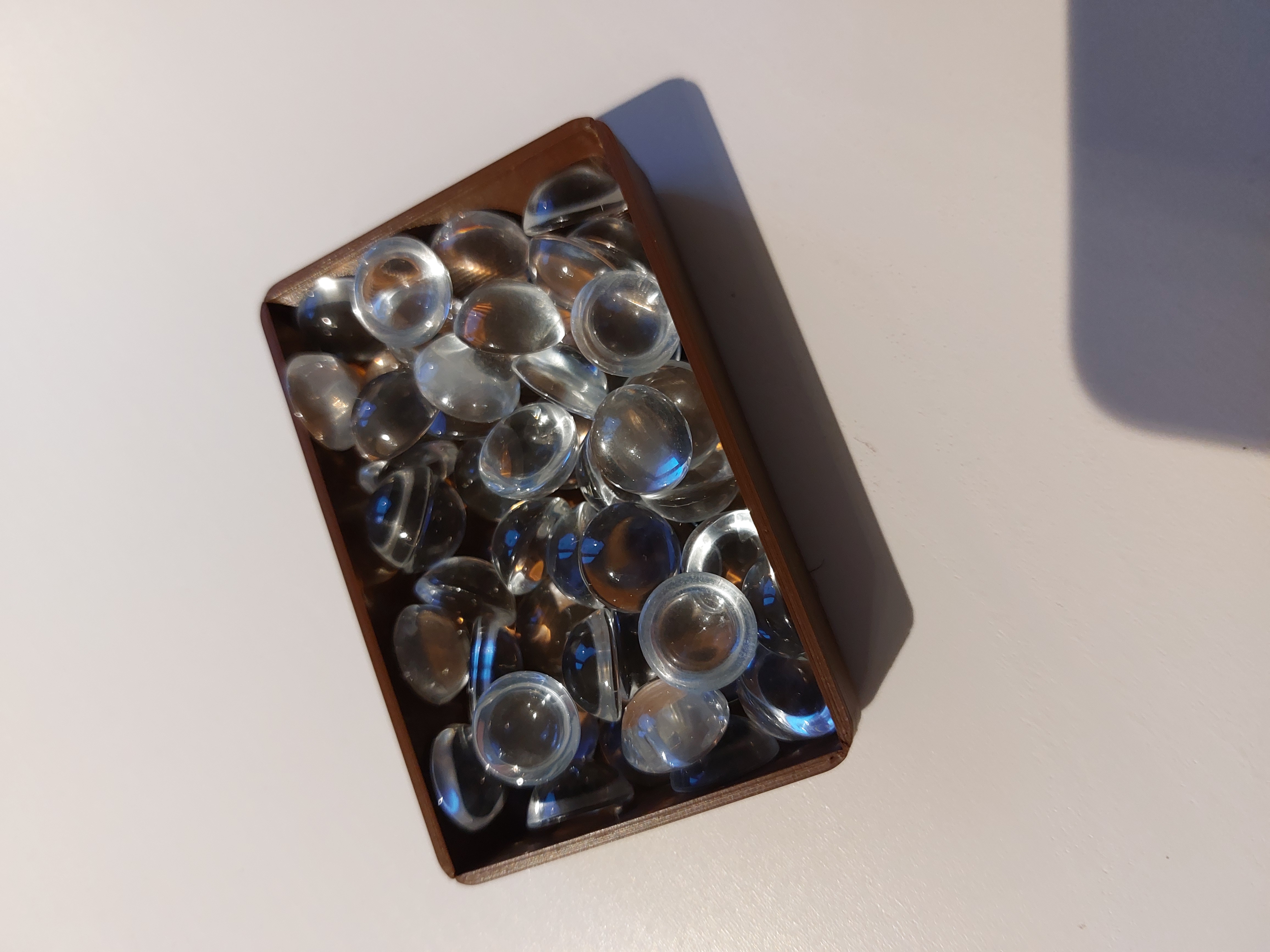 Viticulture box for grape and wine tokens