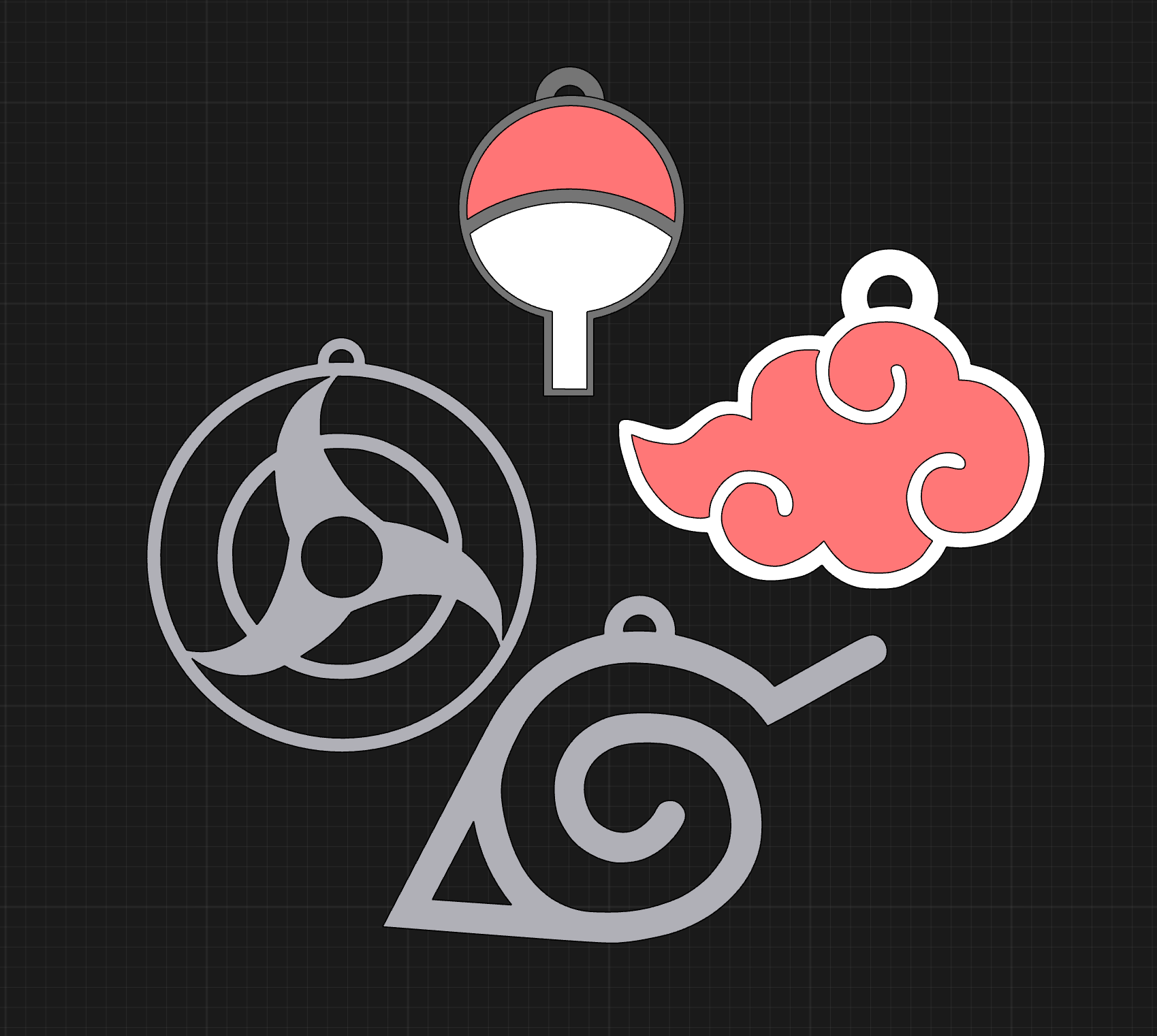 Variety Naruto Keychains!