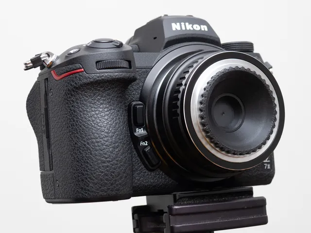 Pinhole lens with a PRINTED pinhole (any camera system)