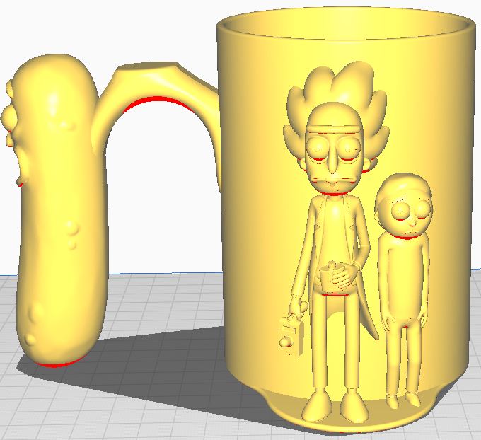 Rick and Morty Pen Holder