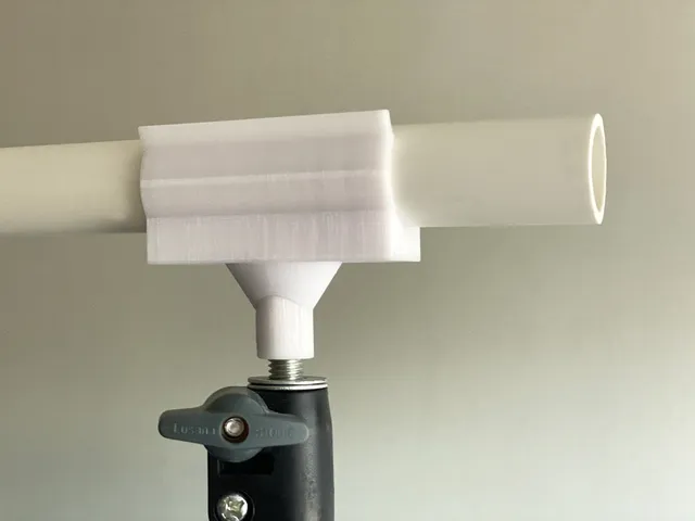 3/4" (inch) PVC Mount Support Tee