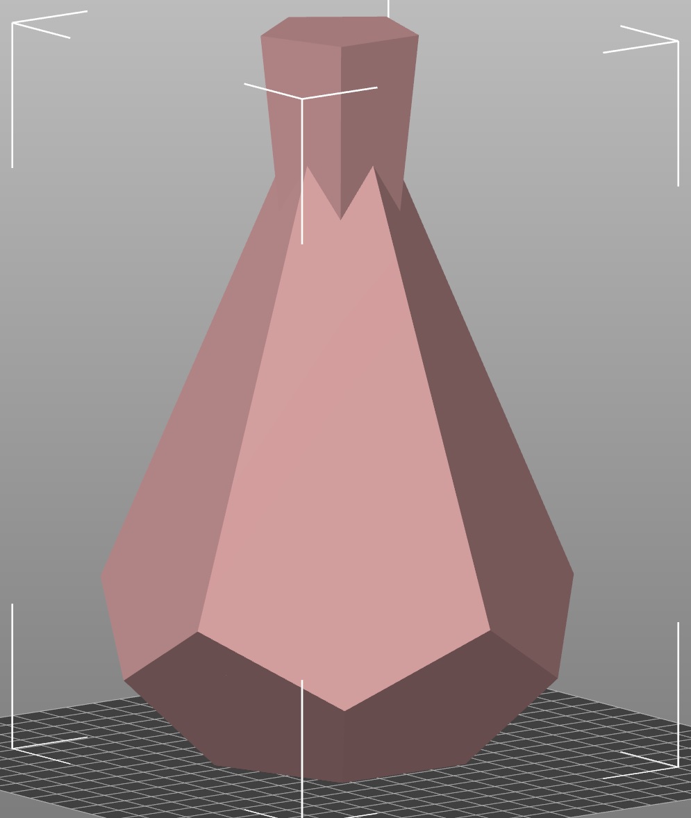 Miniatura 2 do modelo 3D Diamond Vase