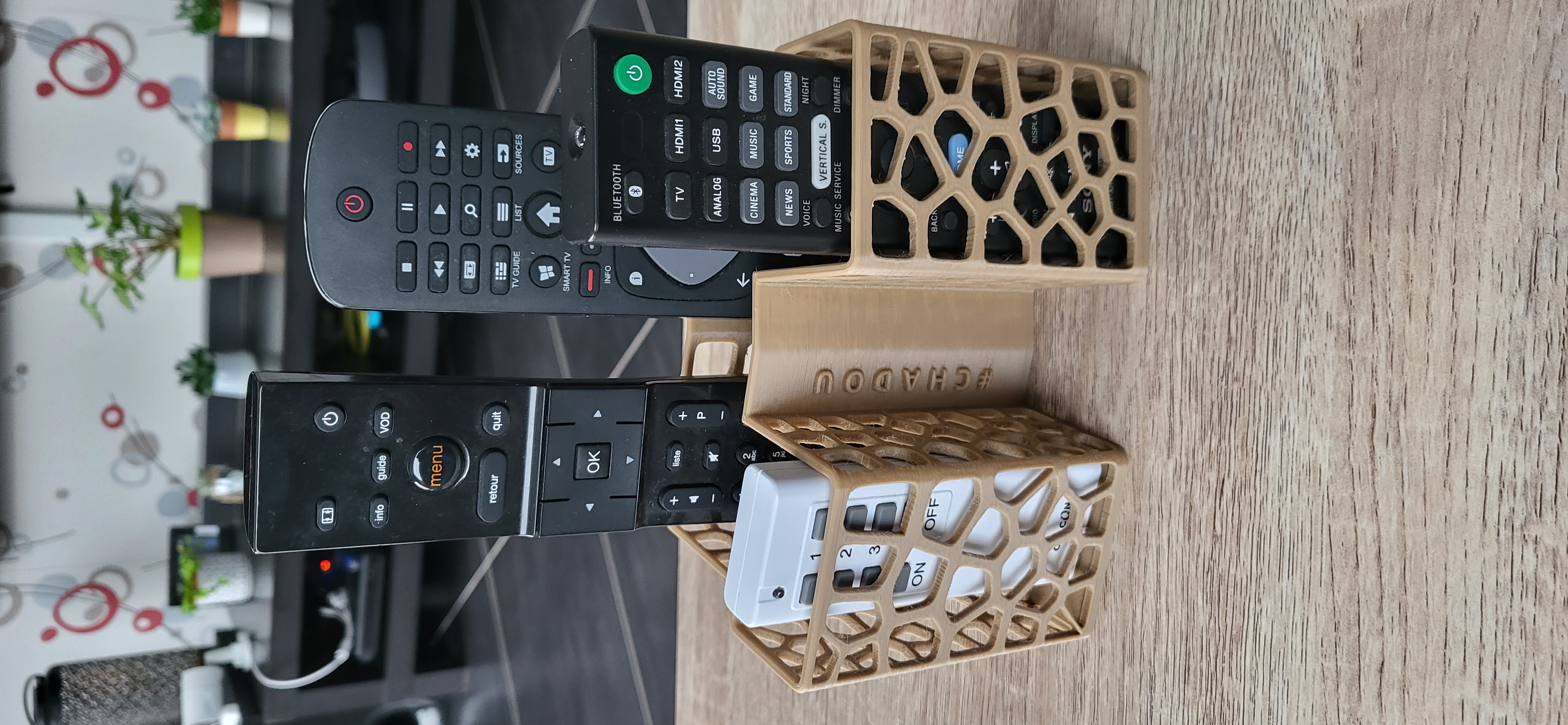 Remotes holder