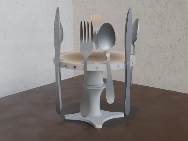 Rotating Magnetic Cutlery Holder V1.1