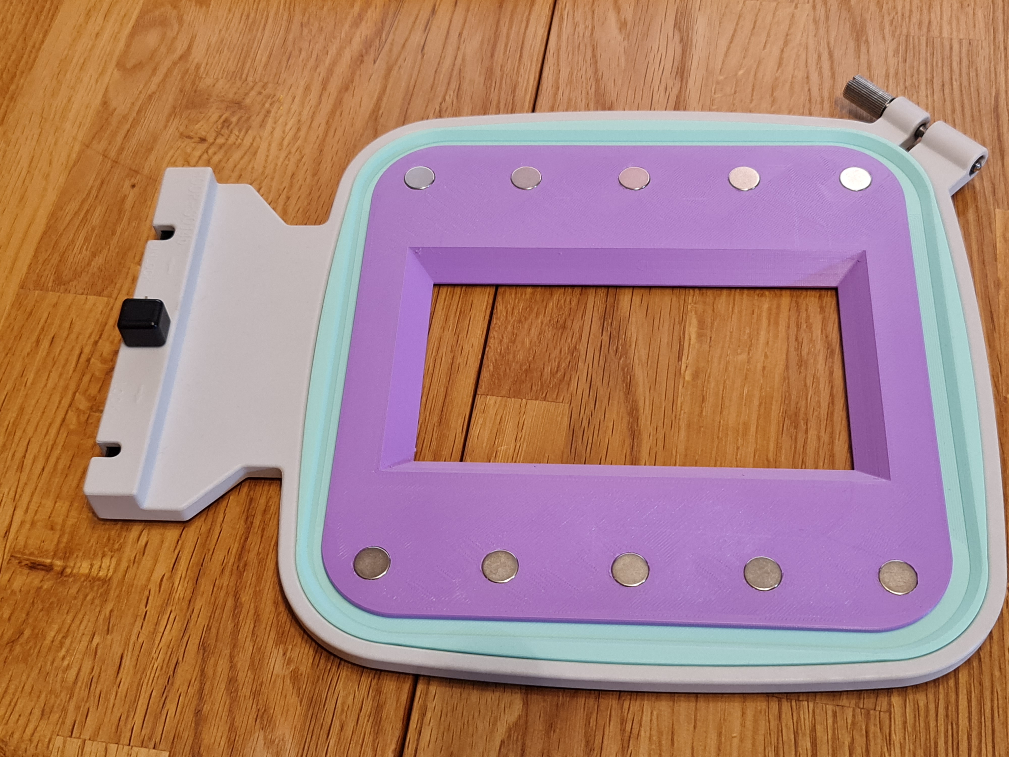 Magnetstickrahmeneinsatz für Janome MC550E / Magnetic embroidery hoop insert for Janome MC550E