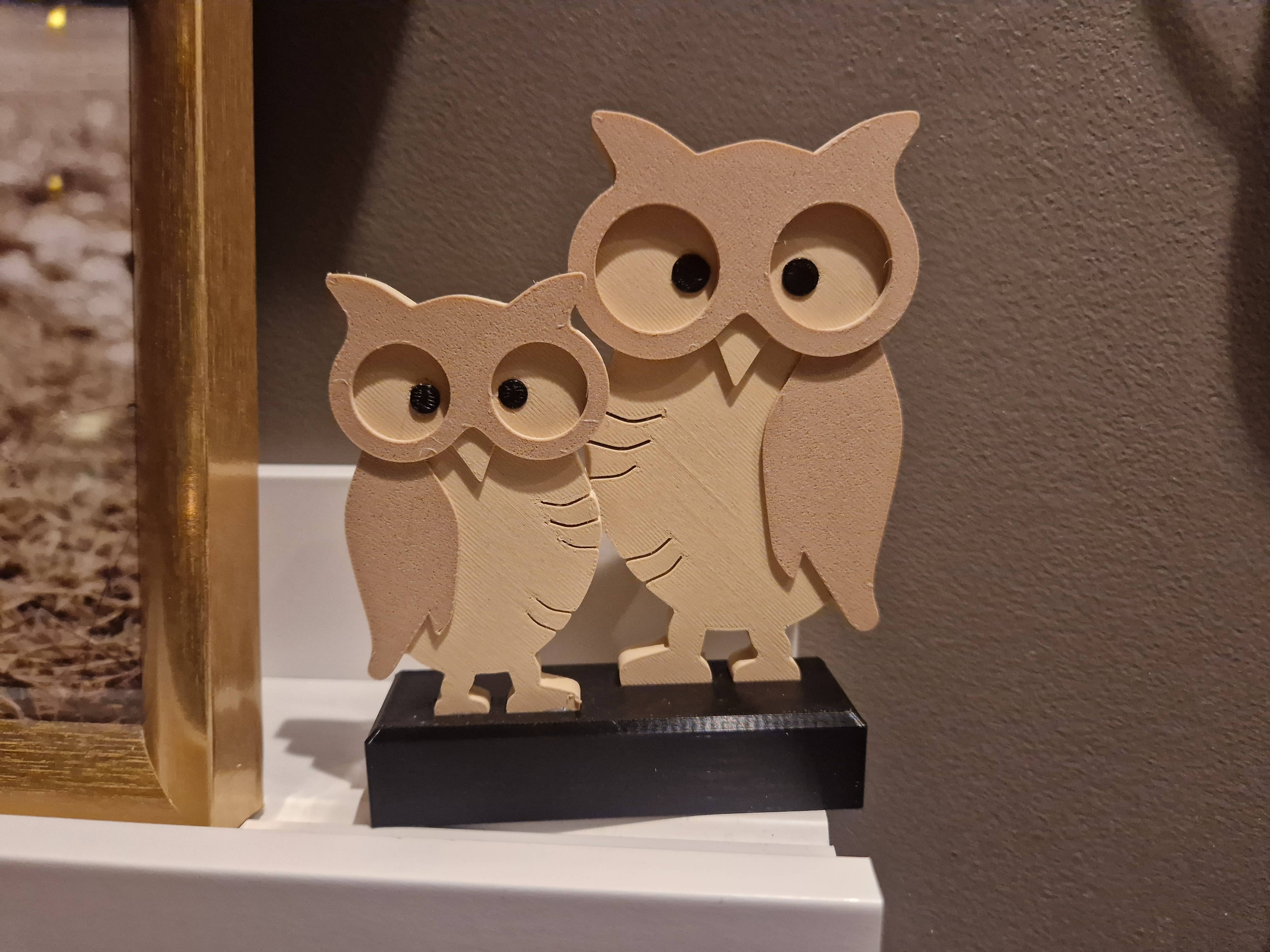 2D Owl Decorative