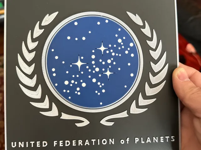 United Federation of Planets Plaque