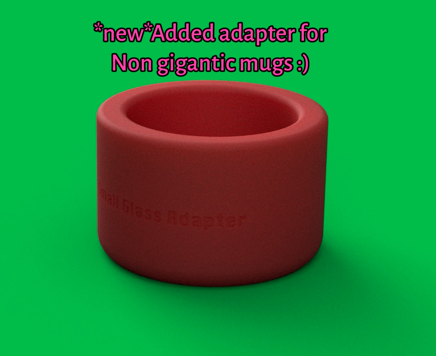 Hidden Drink Holder. Desk Cup Holder. Under Desk Mount. by Snail Download free STL model