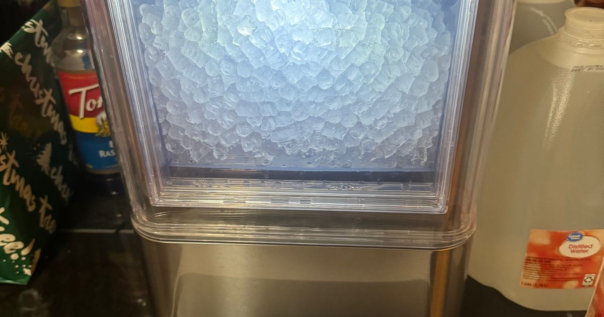 Improved Drip Tray for GE Opal v2.0 Nugget Ice Maker by Jark3d