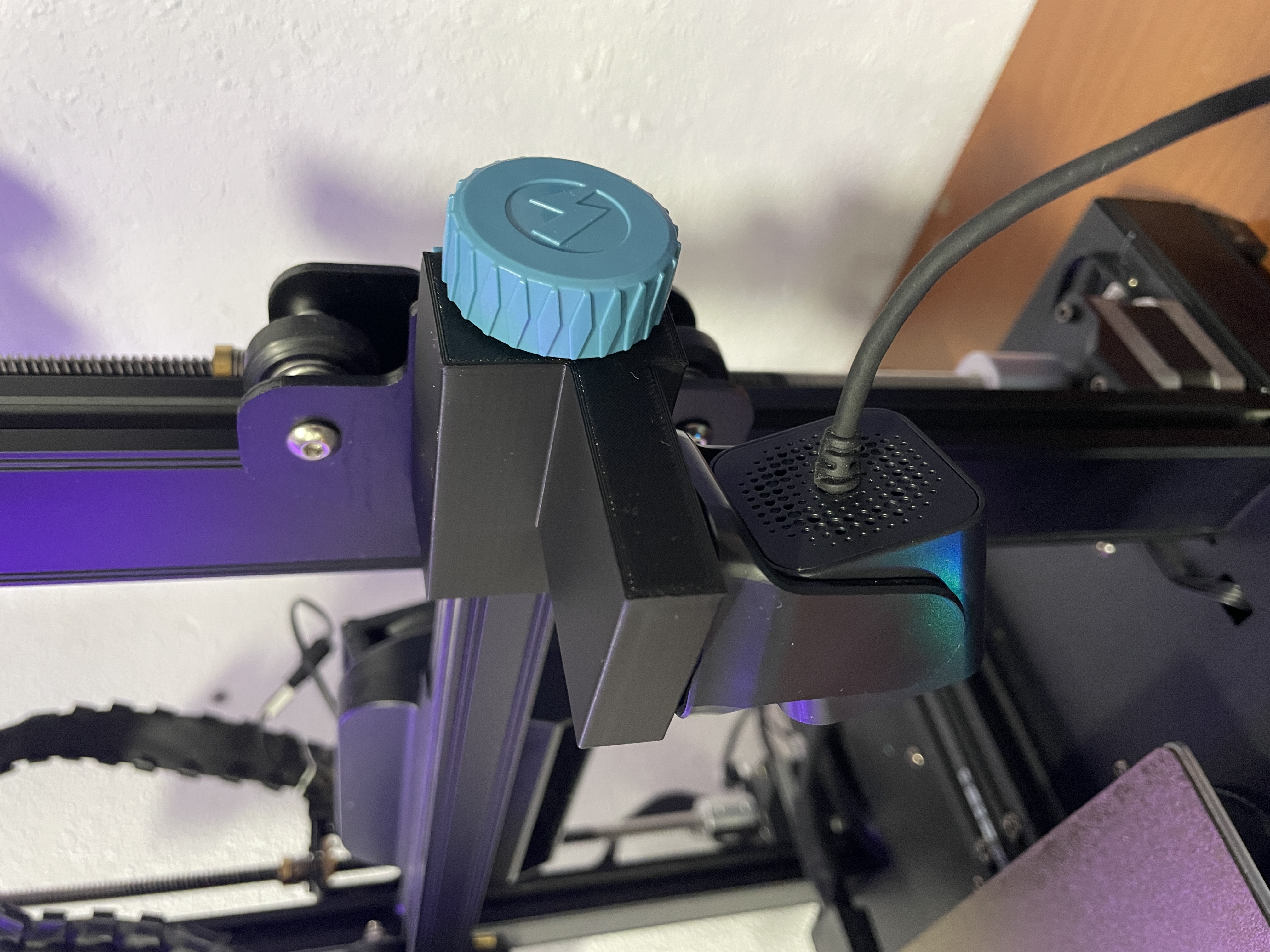 Inverted Nebula x axis camera mount for Sv07 3D model thumbnail