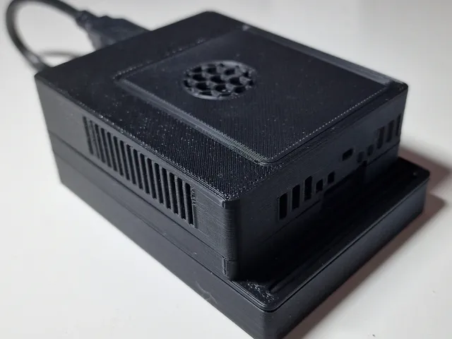 Raspberry PI 5 Case - Modular Snap Together with SSD Enclosure