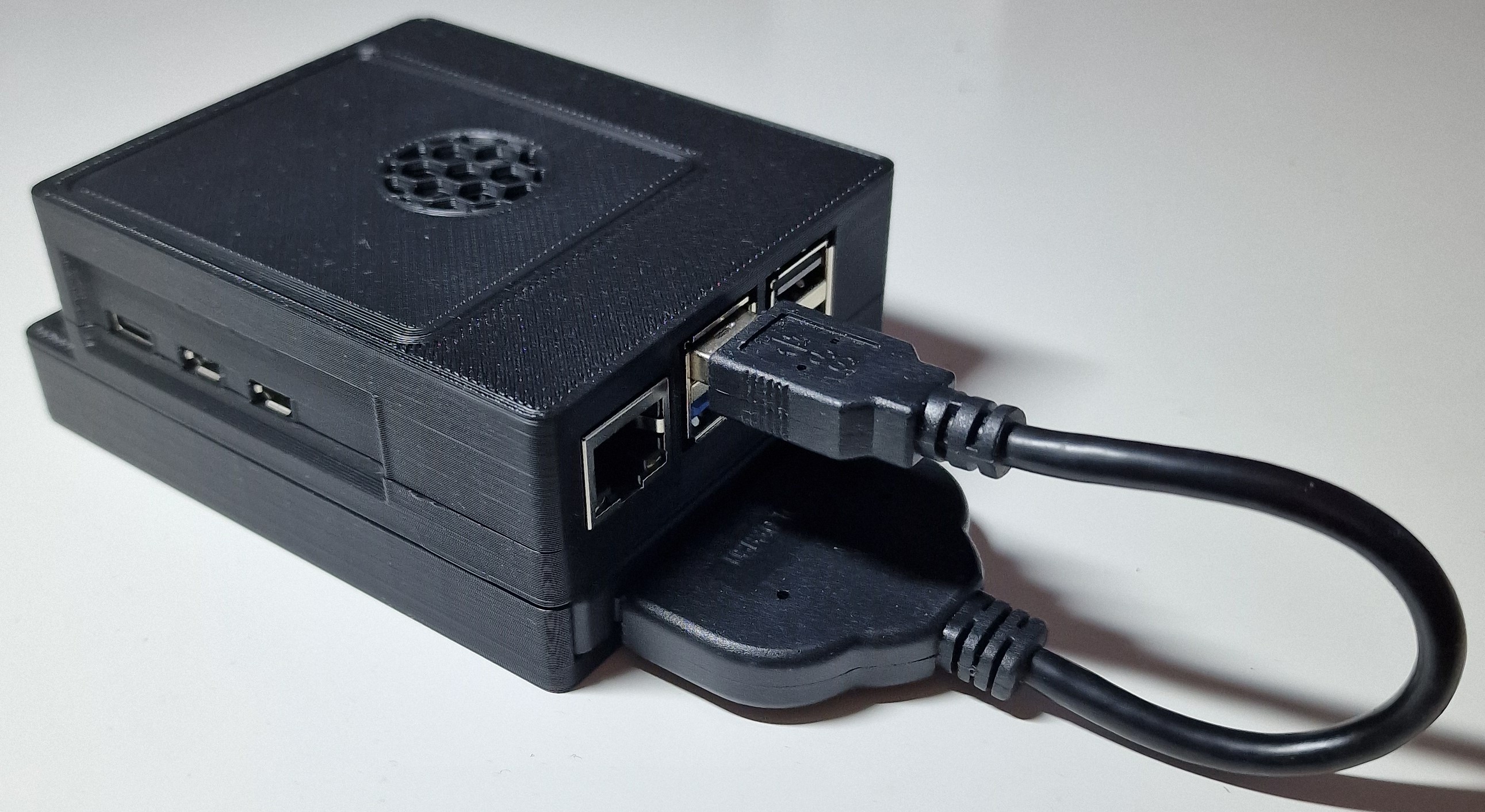 Raspberry PI 5 Case - Modular Snap Together with SSD Enclosure by Aonne ...