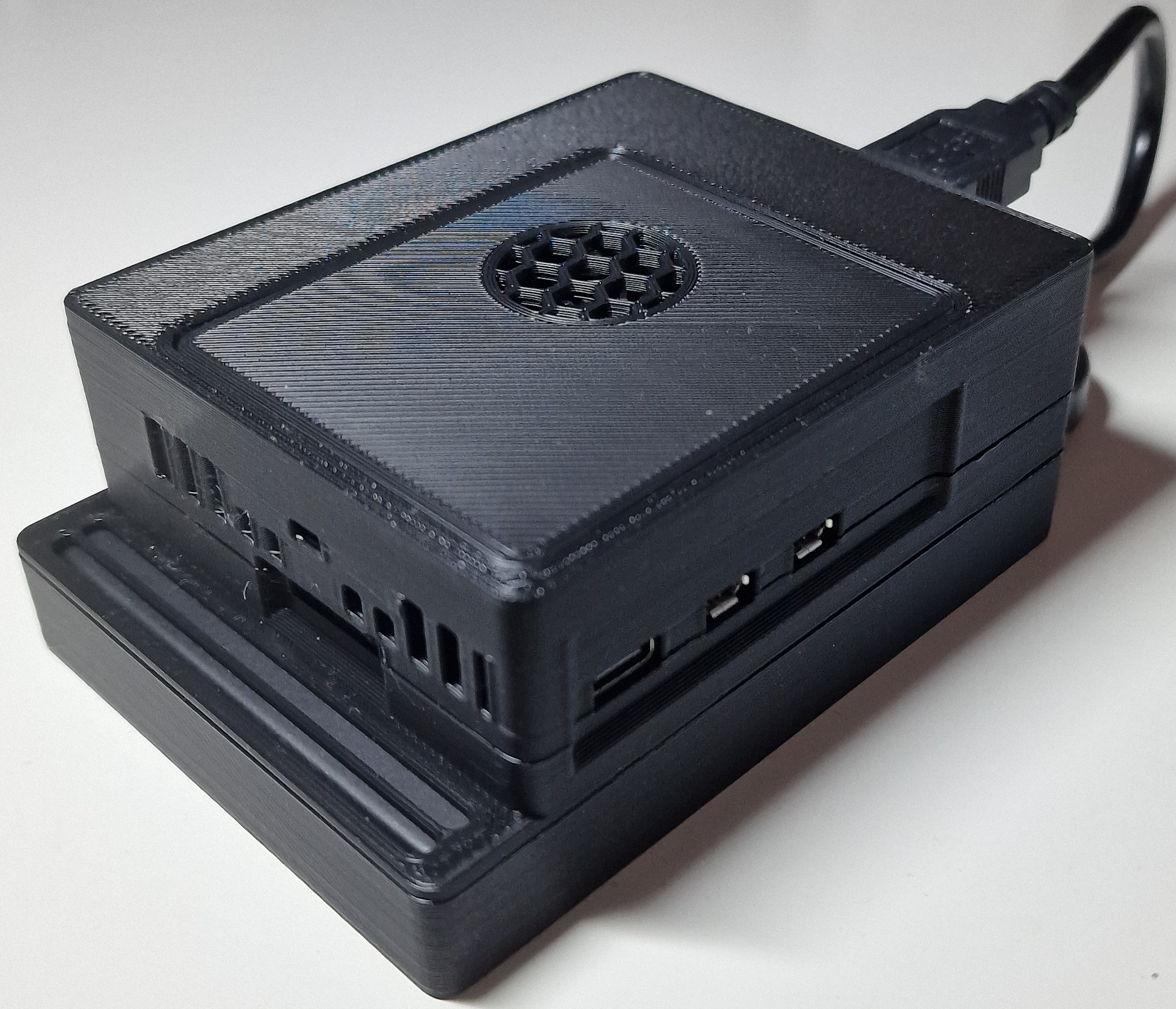 Raspberry PI 5 Case - Modular Snap Together with SSD Enclosure by Aonne ...