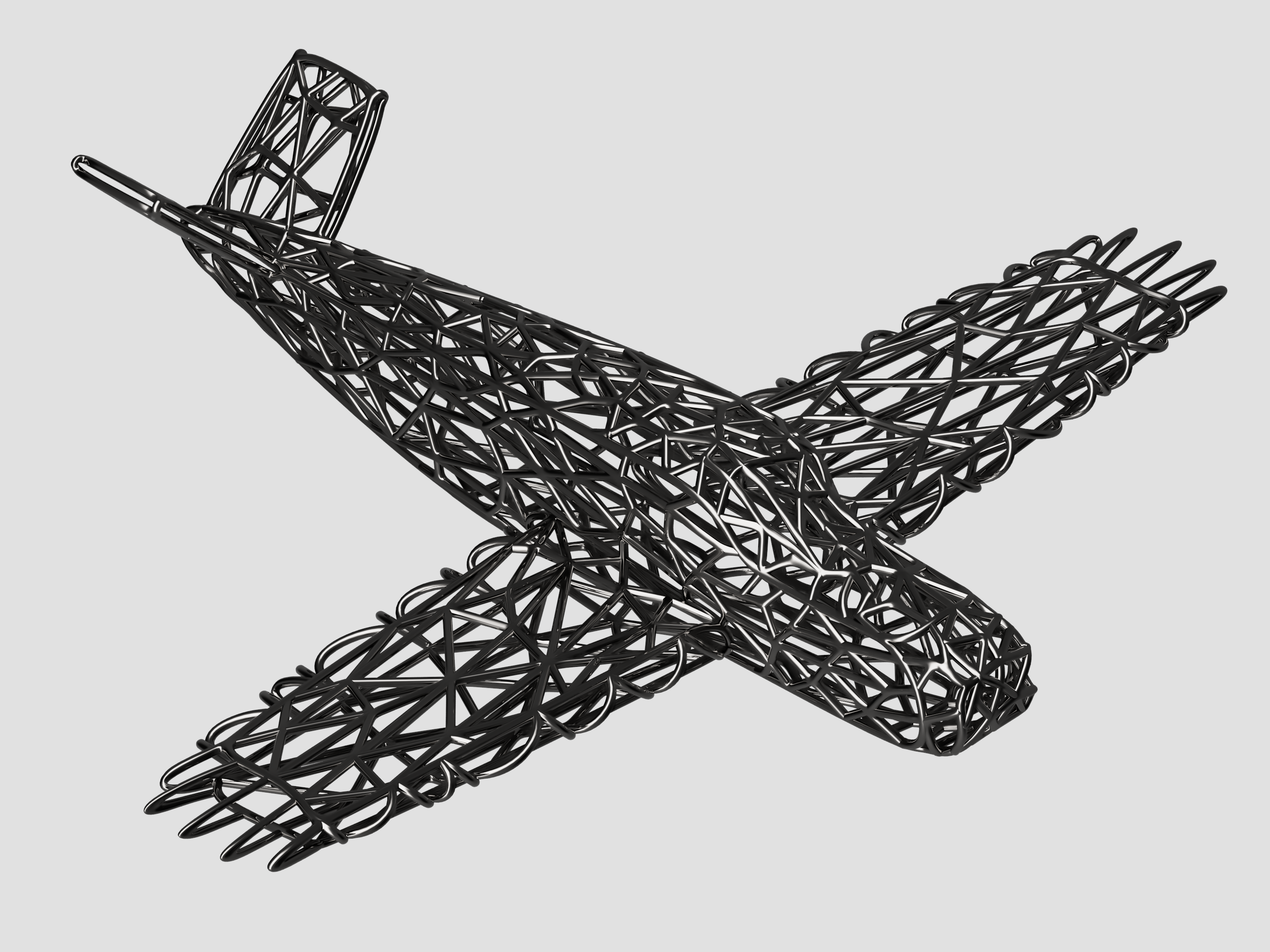 Simple Plane - Voronoi Pattern