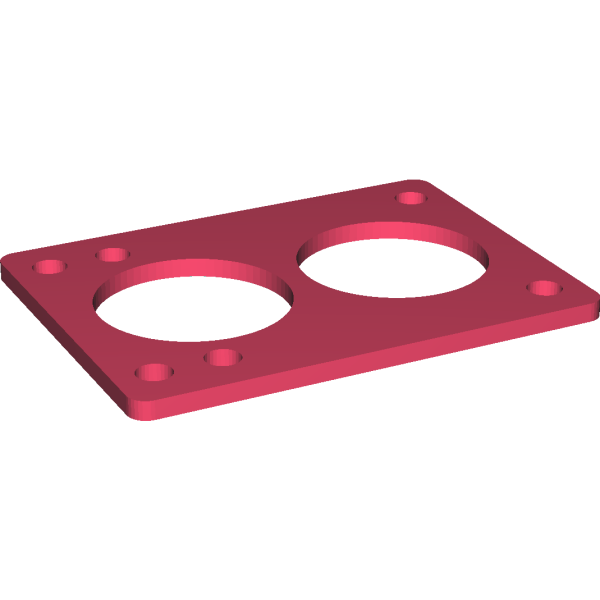 Skateboard Riser Stl Skate Shock/Riser Pad by jotafabric | Download free STL model ...
