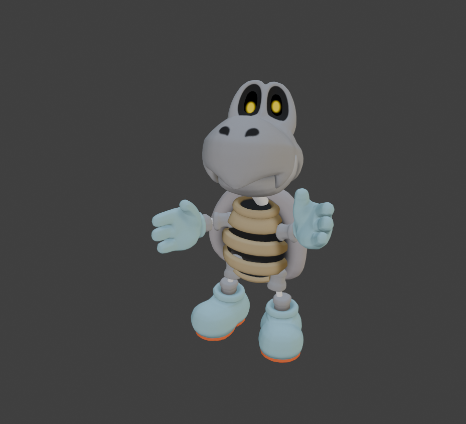 Dry Bones from Mario Kart