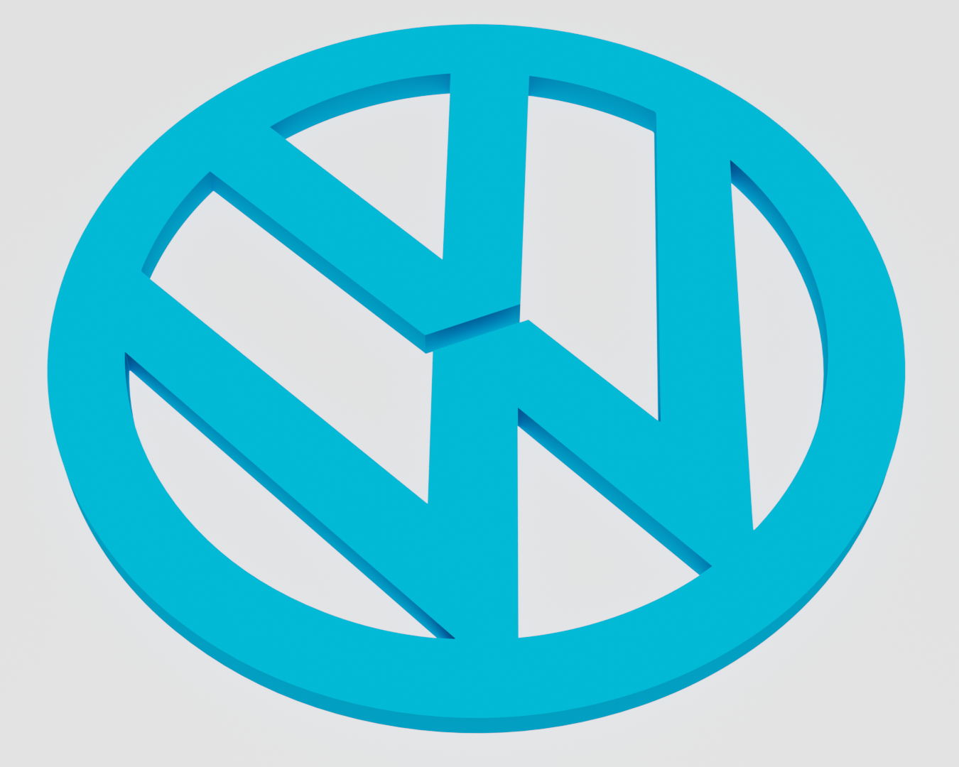Volkswagen new logo coaster