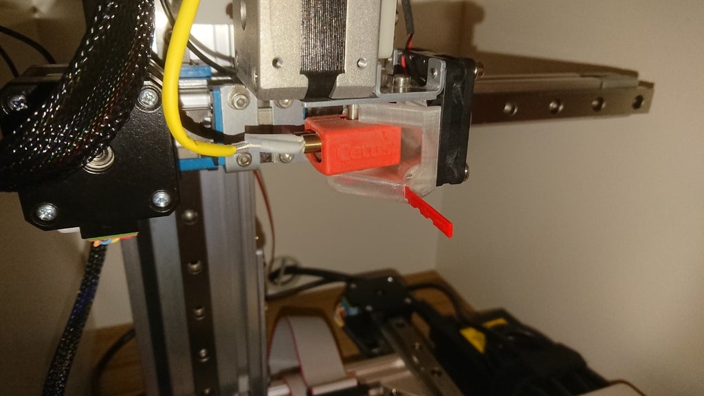 Improved Cetus MkII fan duct w/ cooling control