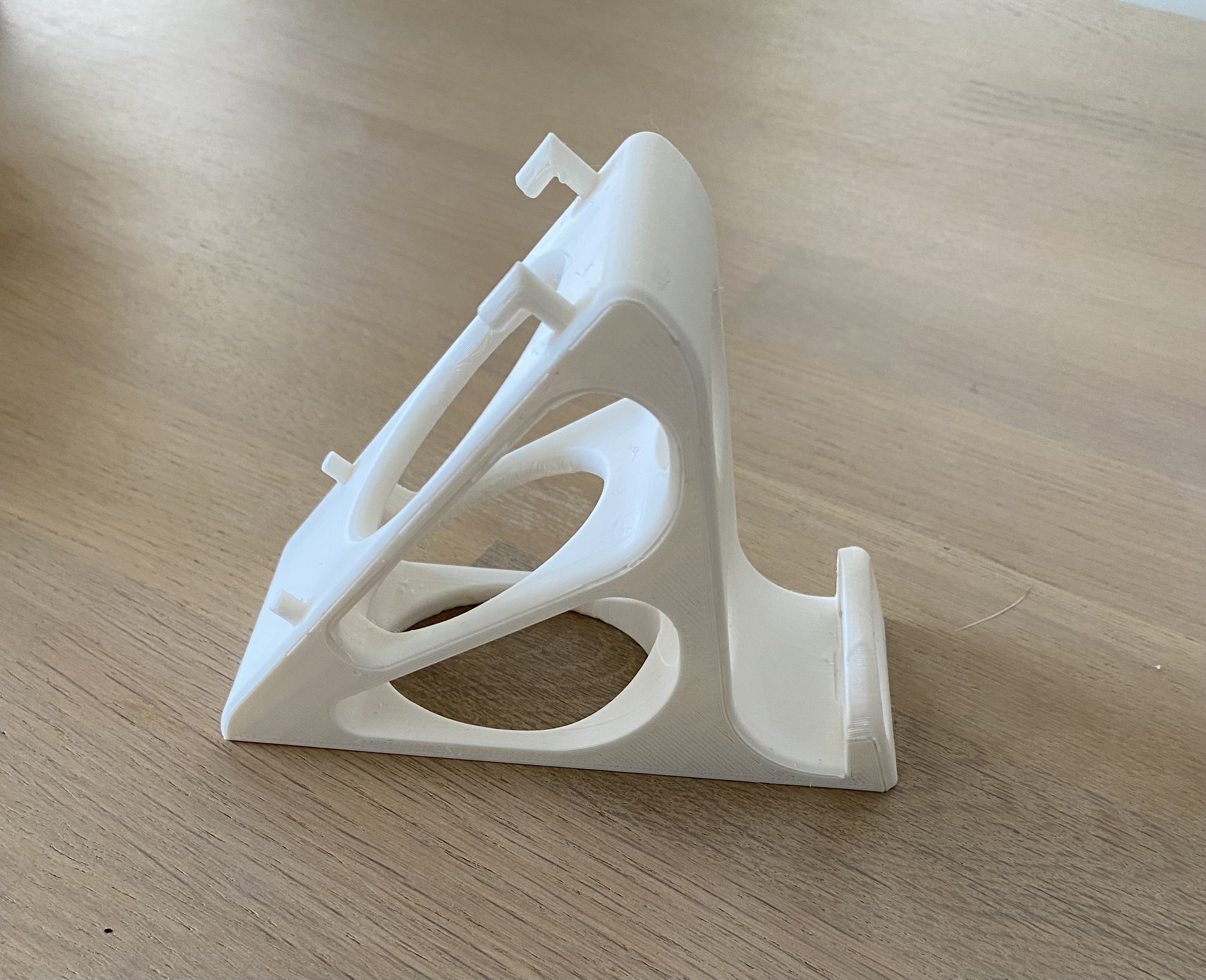 Laptop stand for skadis storage ikea