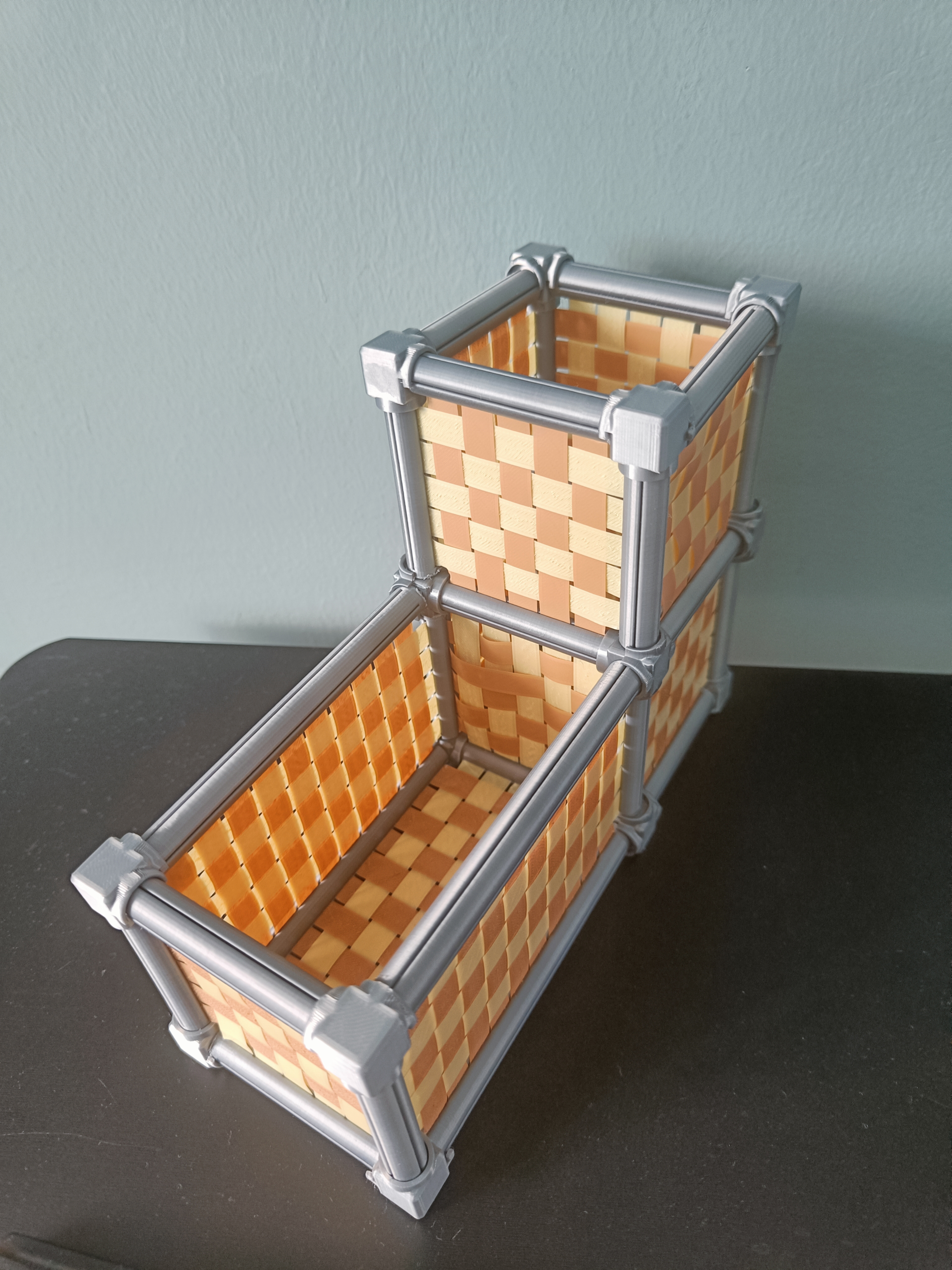 Miniatura 2 do modelo 3D Woven modular box system