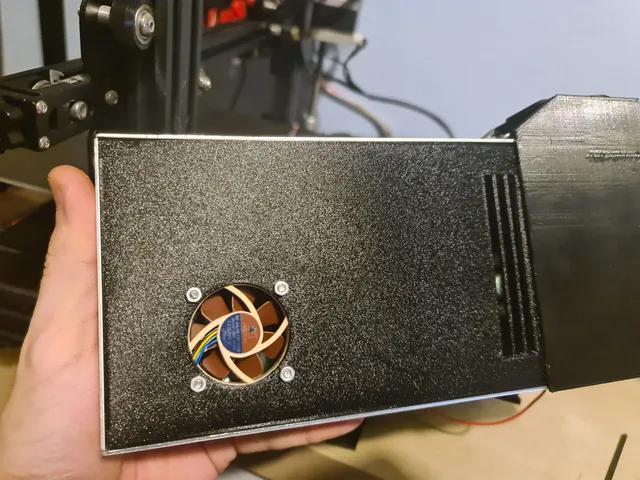 Ender3 PSU Cover for 40mm Noctua (24v) fan.