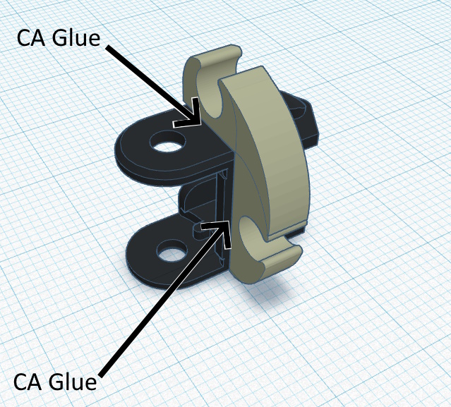 K1K1 Max PTFE cable chain mount by Thomas White Download free STL