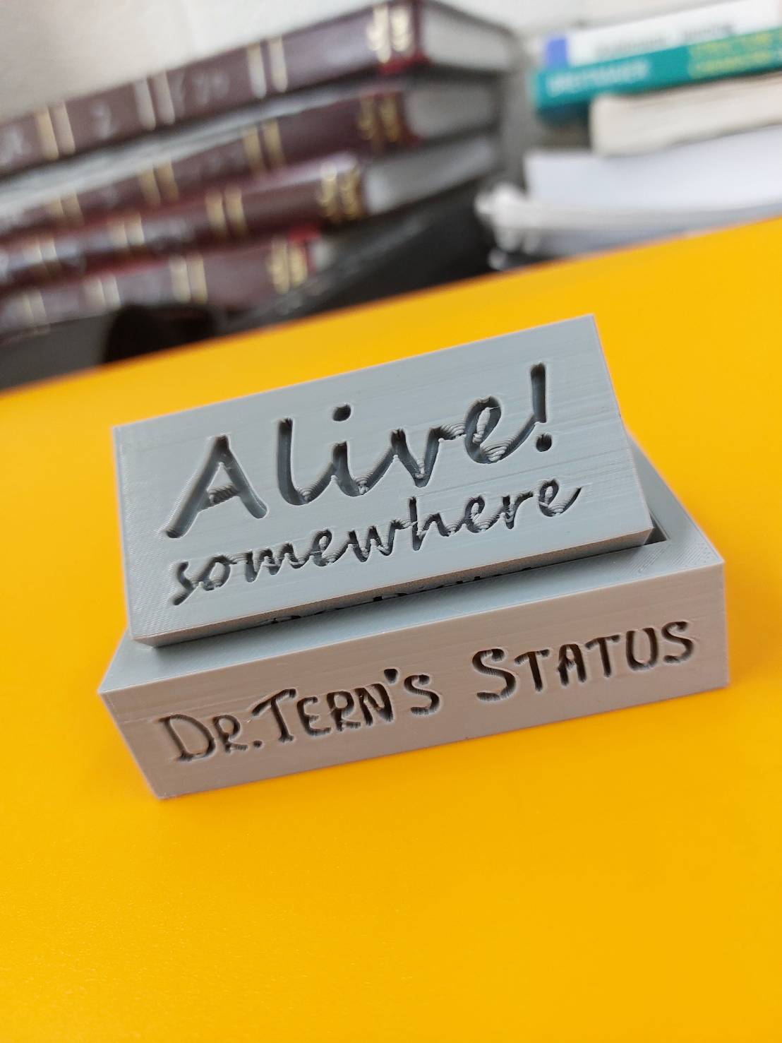 My Status Block (office desk decoration)