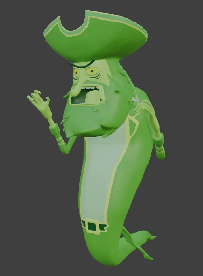 Flying Dutchman from SpongeBob Squarepants by Skeleton Dan | Download ...