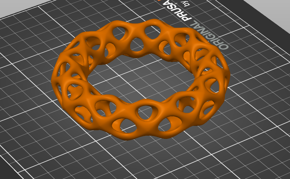 Voronoi Bracelet (No Supports)