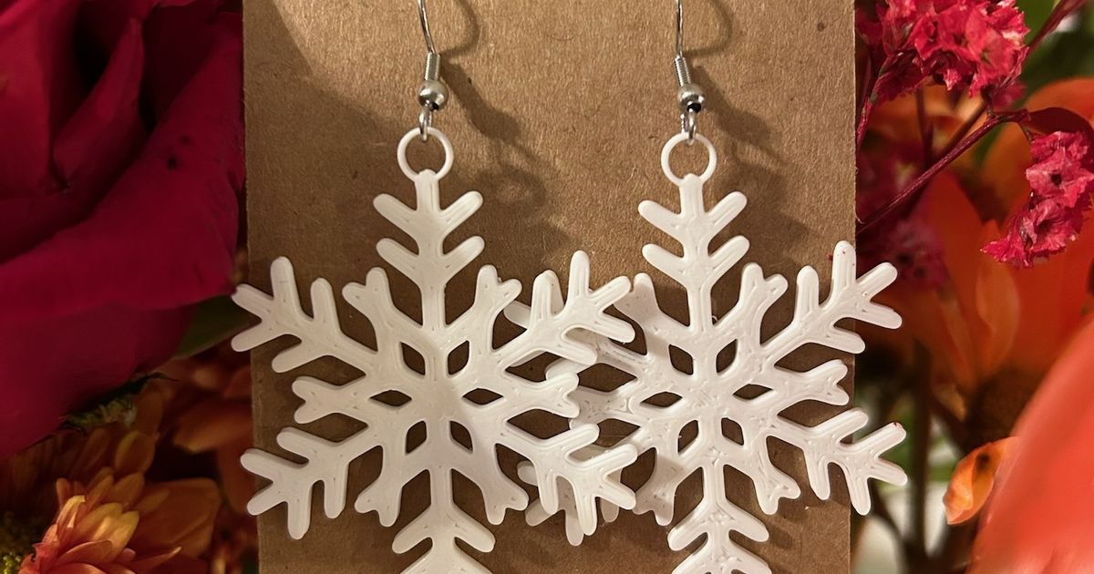 How to Make Snowflake Stud Bead Earrings - YouTube