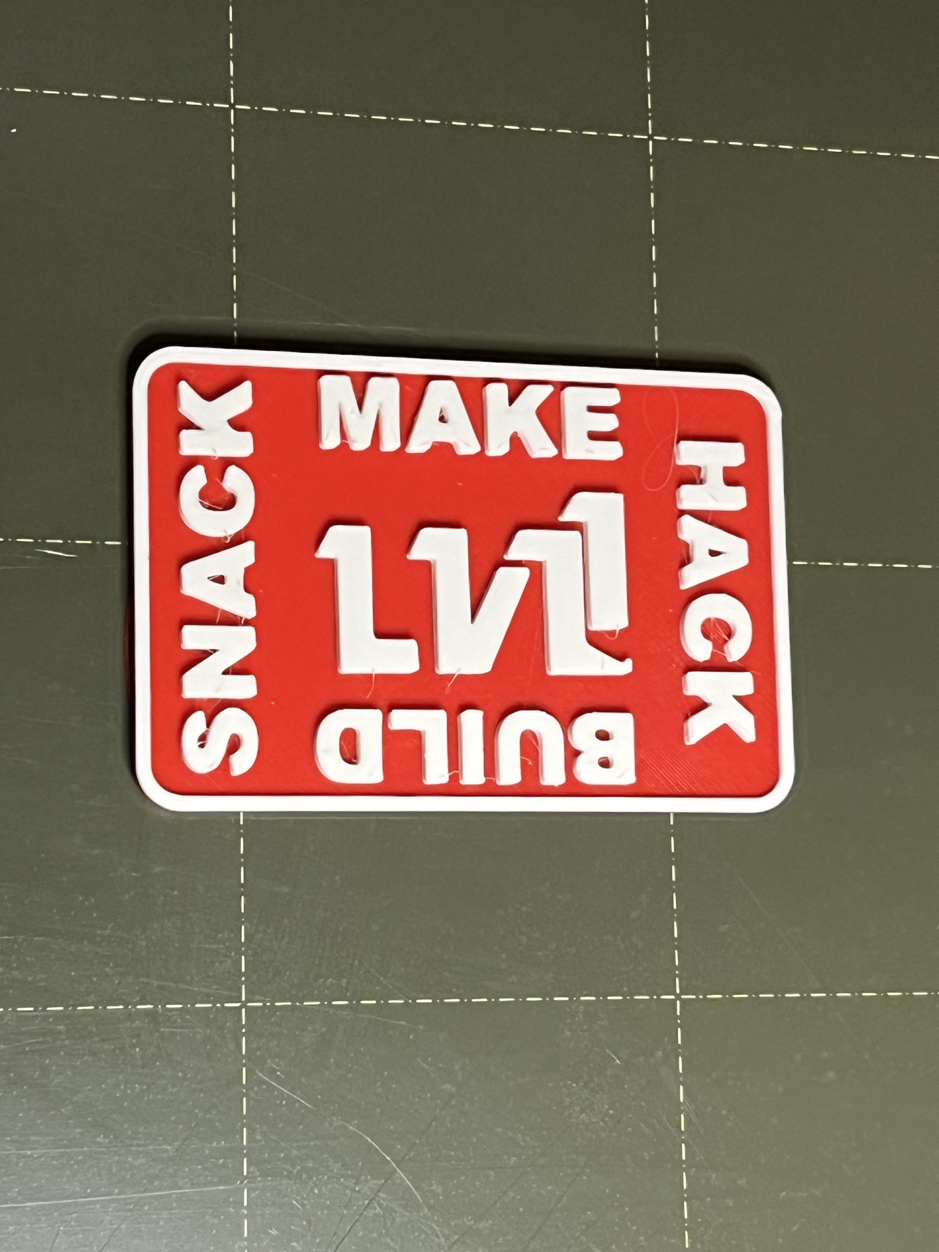 LVL1 hackerspace in Louisville Kentucky patch 2x3"
