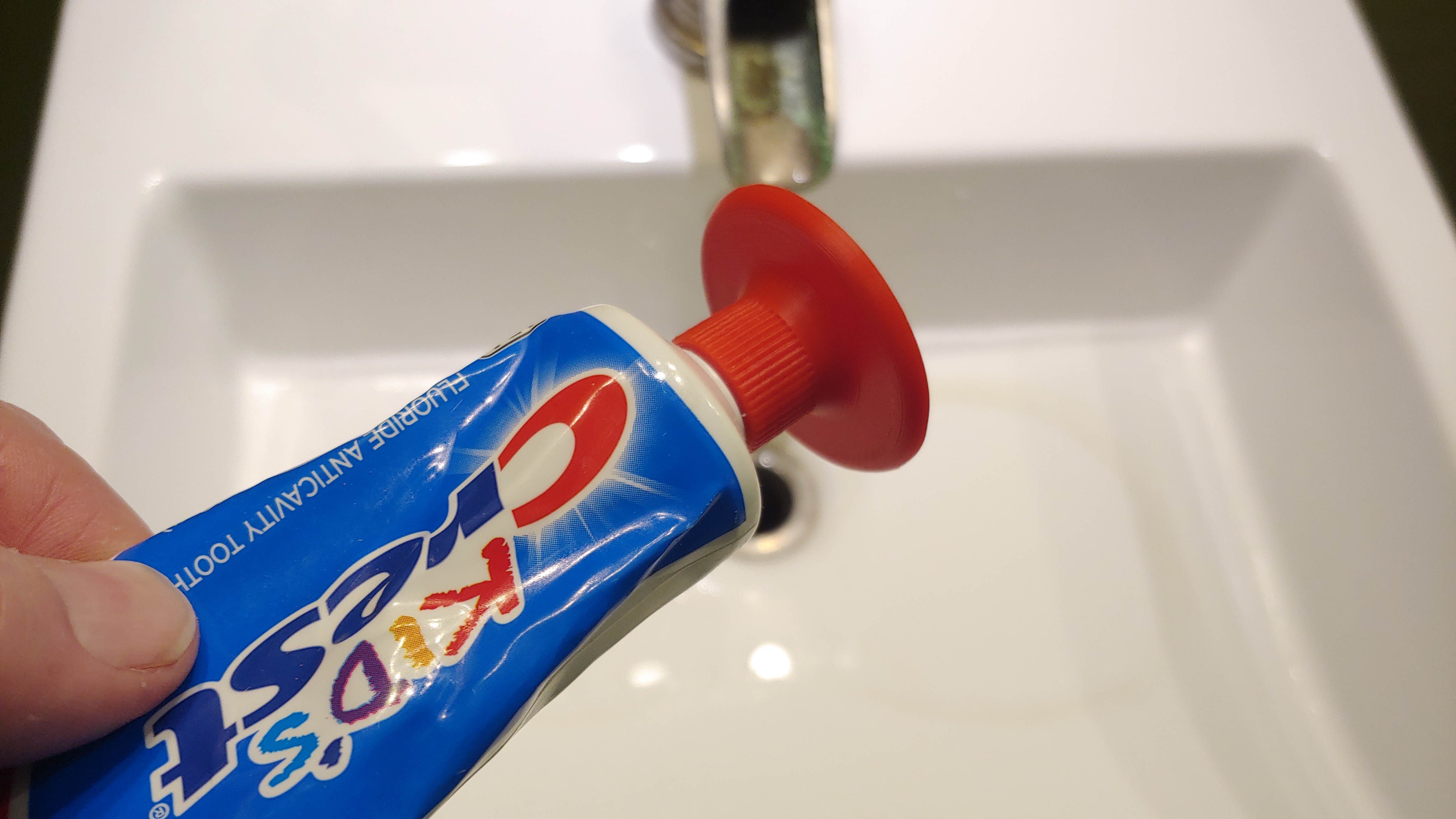 Toothpaste Cap and Stand