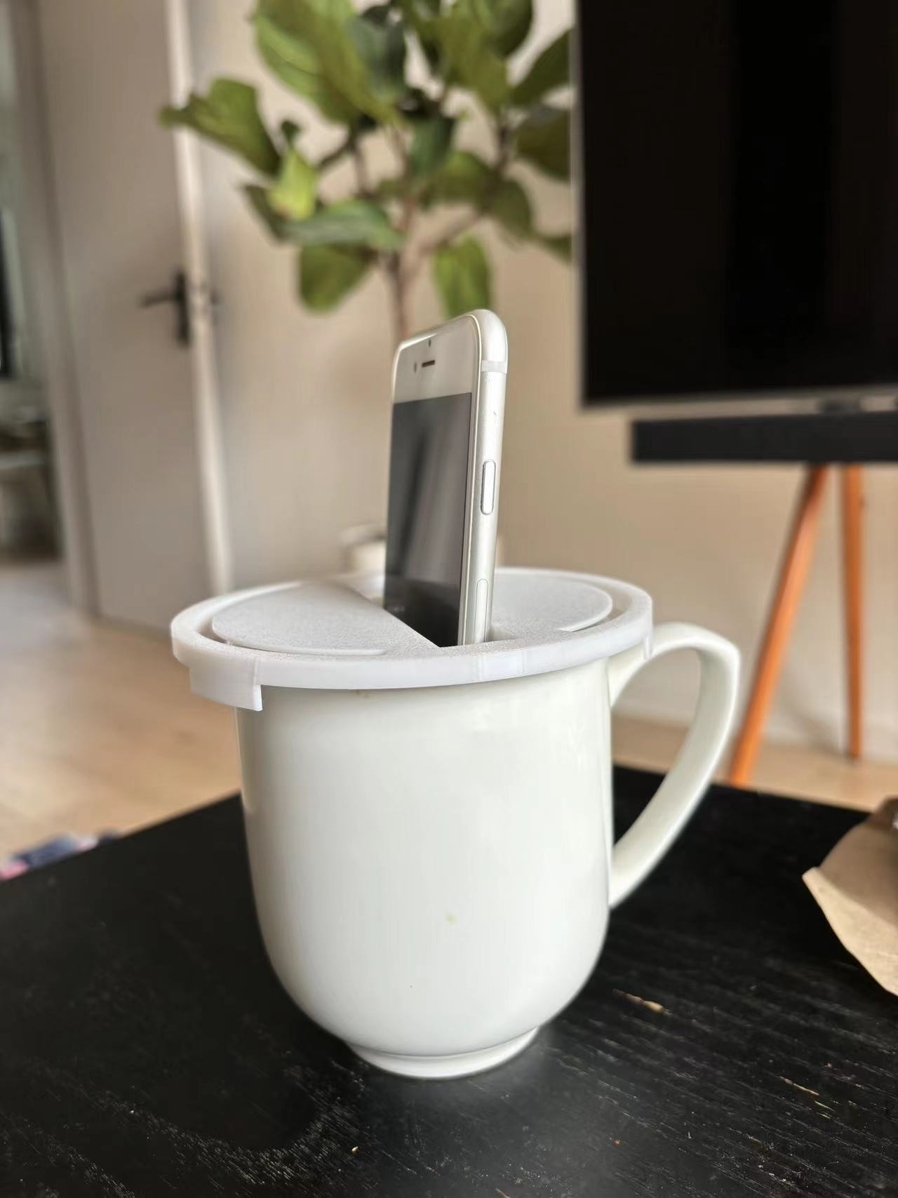 STEREO Passive Speaker/ Amplifier for smartphone with cup by