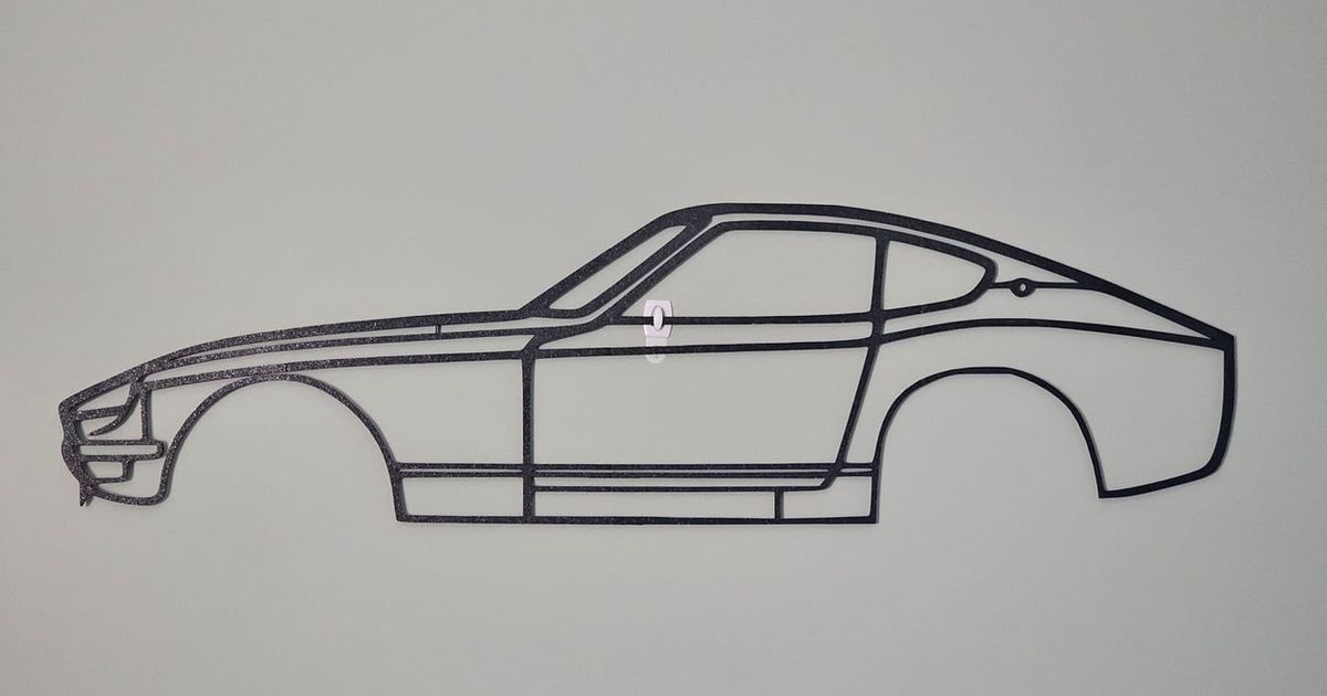 Datsun 280Z - Silhouette Wall Art by Chad Stokes | Download