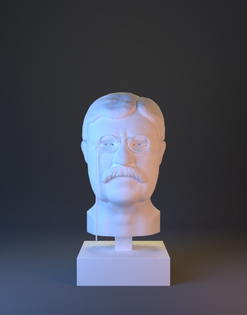 Theodore Roosevelt by Books | Download free STL model | Printables.com