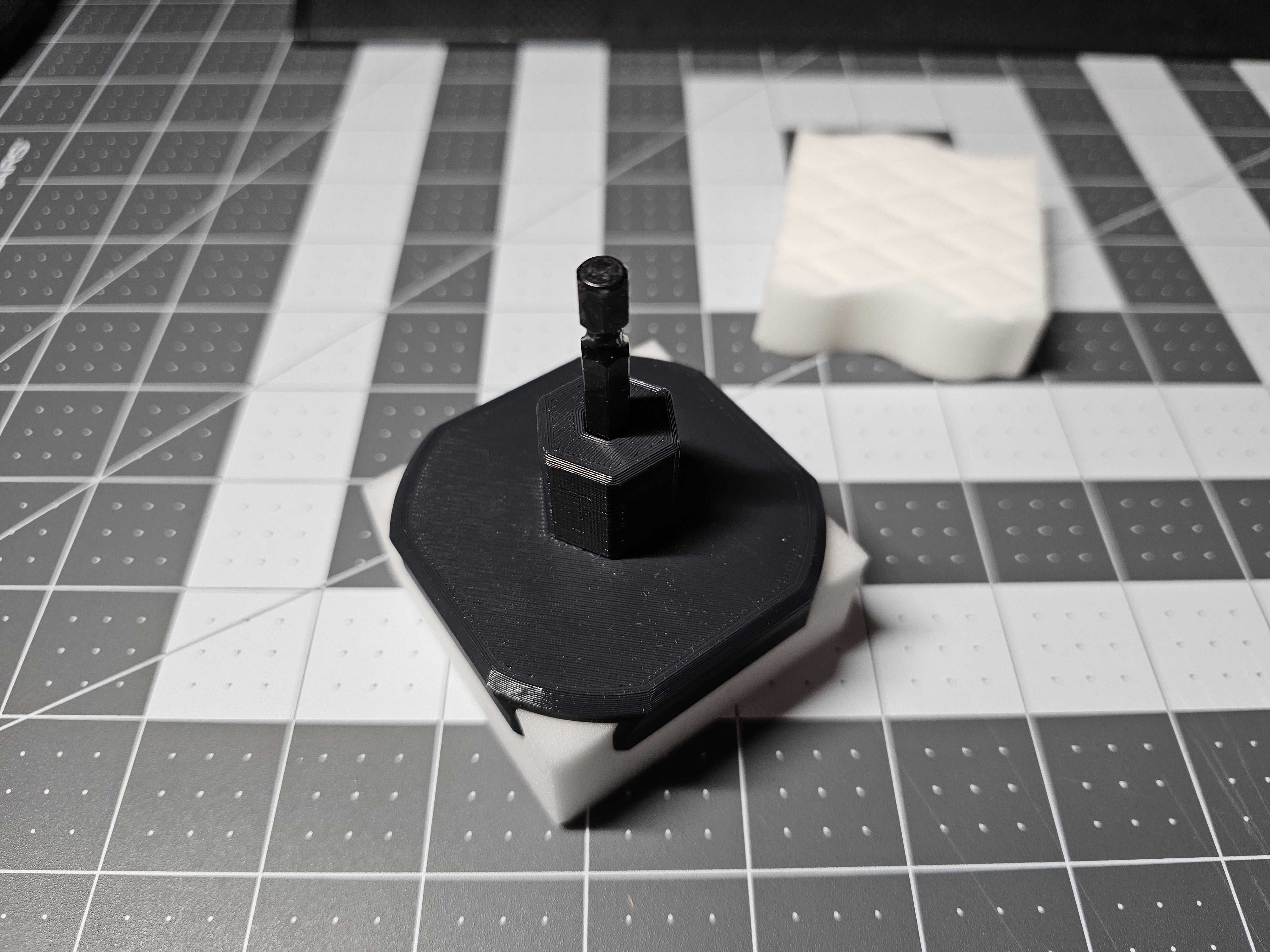 Drill Powered Magic Eraser Holder