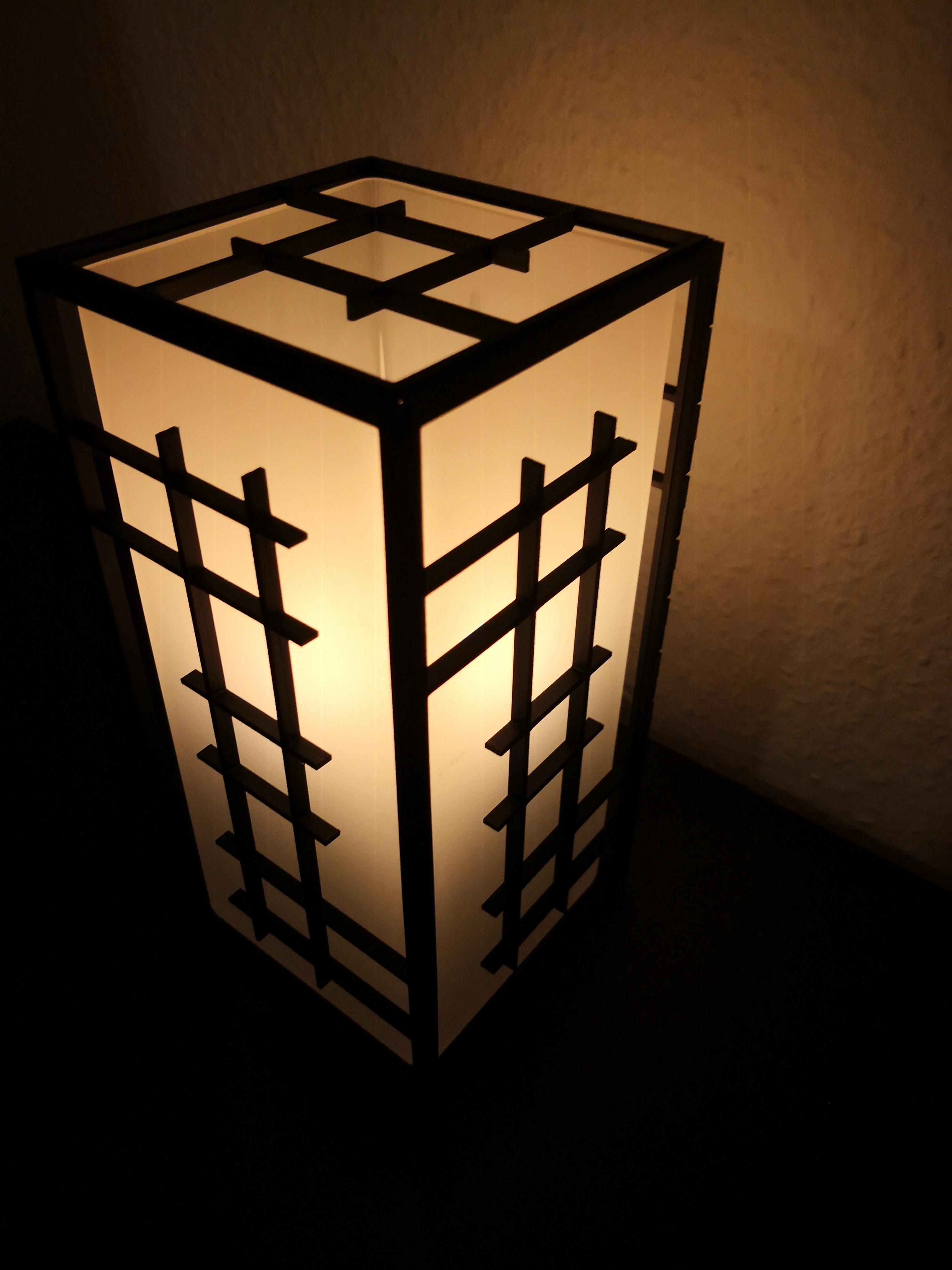 Ikea Grönö kumiko shade (NO glue/support required)