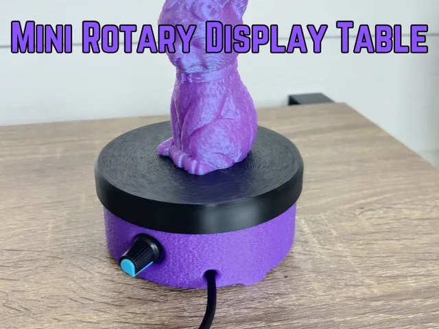 Mini Rotary Display Table