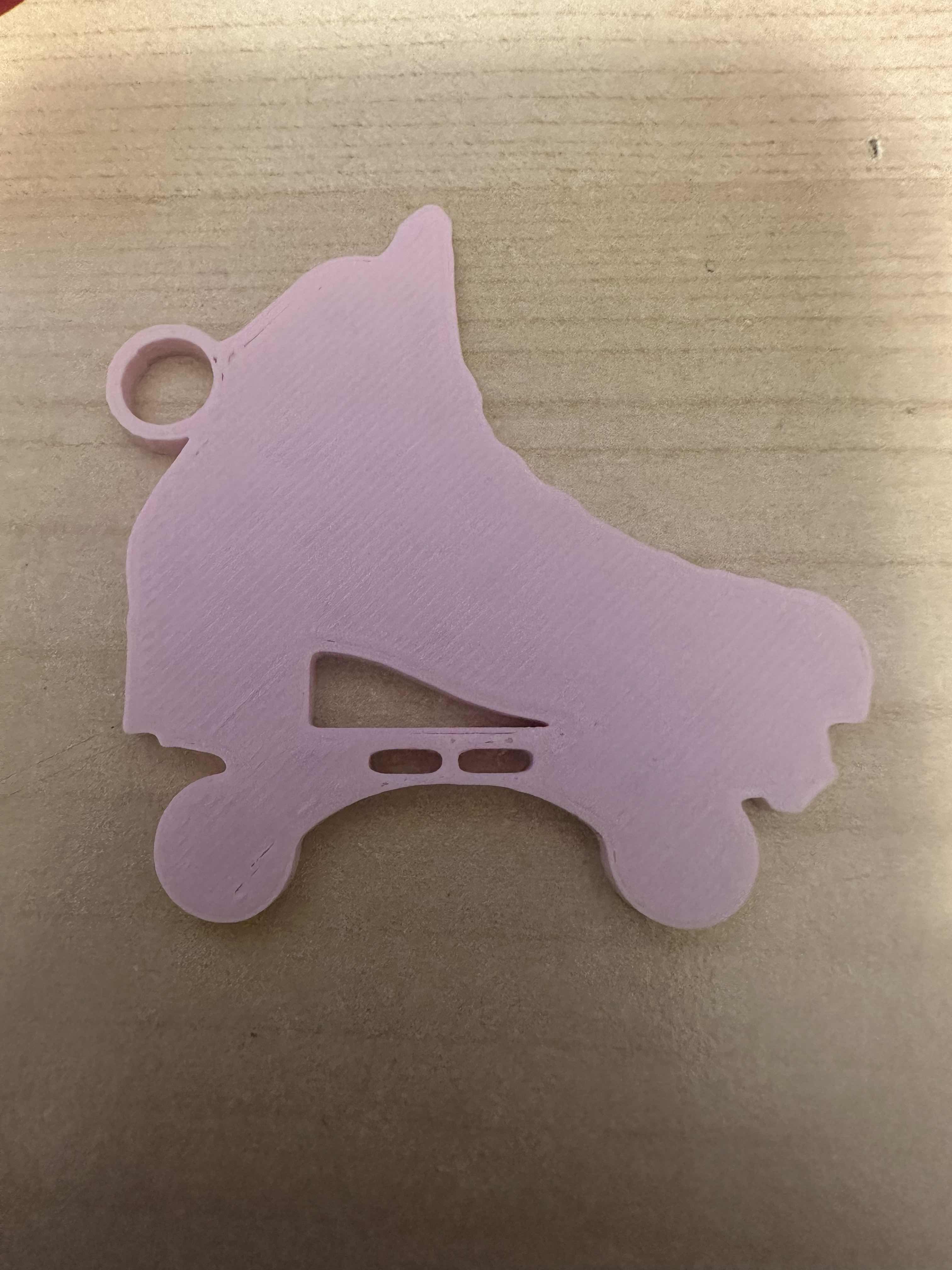 Roller Skate key chain by LayZboyChino Download free STL model