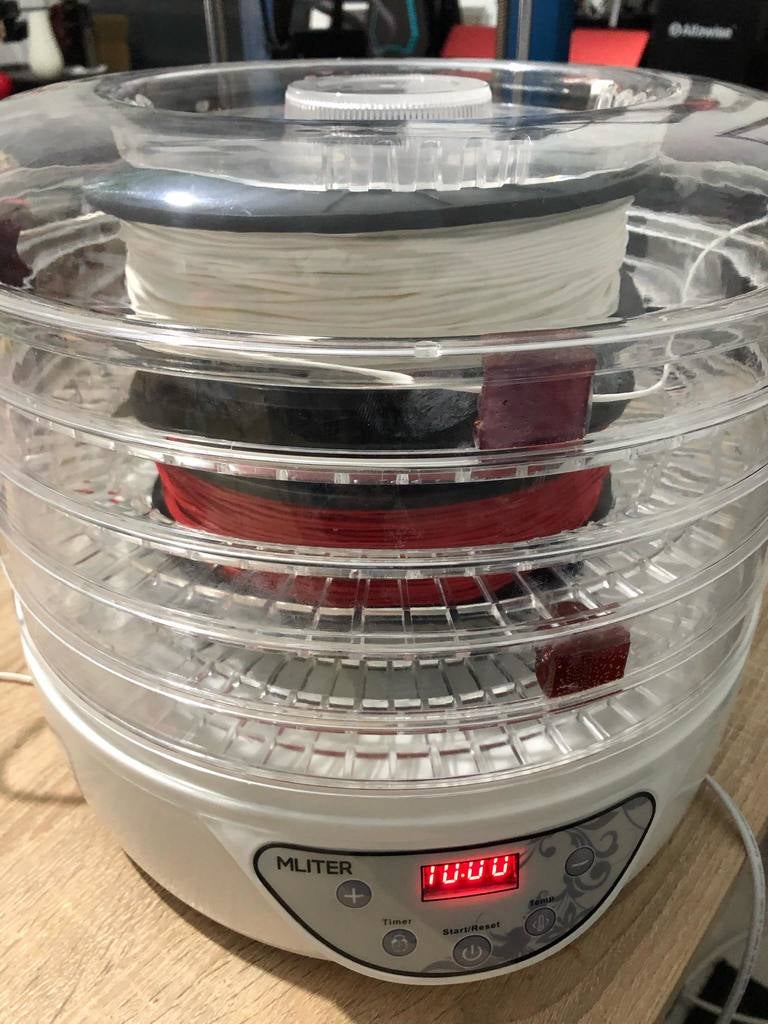 Dehydrator Dual Spool Holder