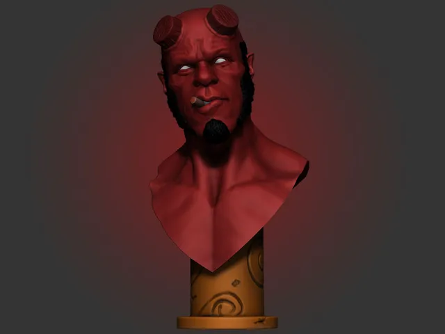Hellboy Bust