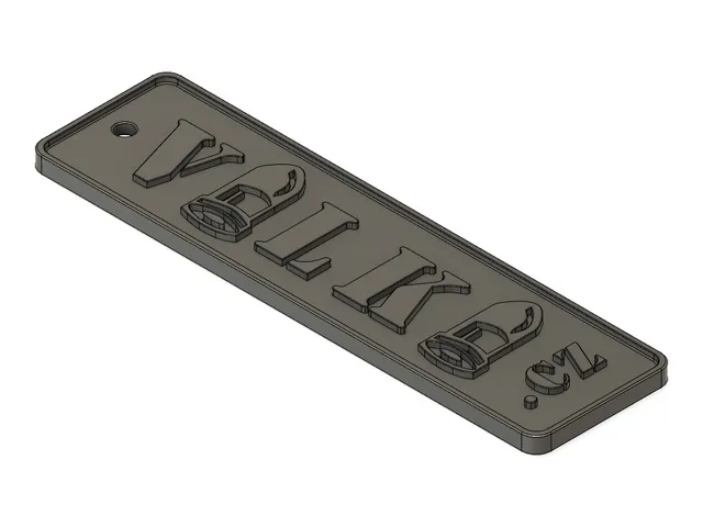 Logo serveru Valka.cz - klíčenka (Valka.cz server logo - keychain)