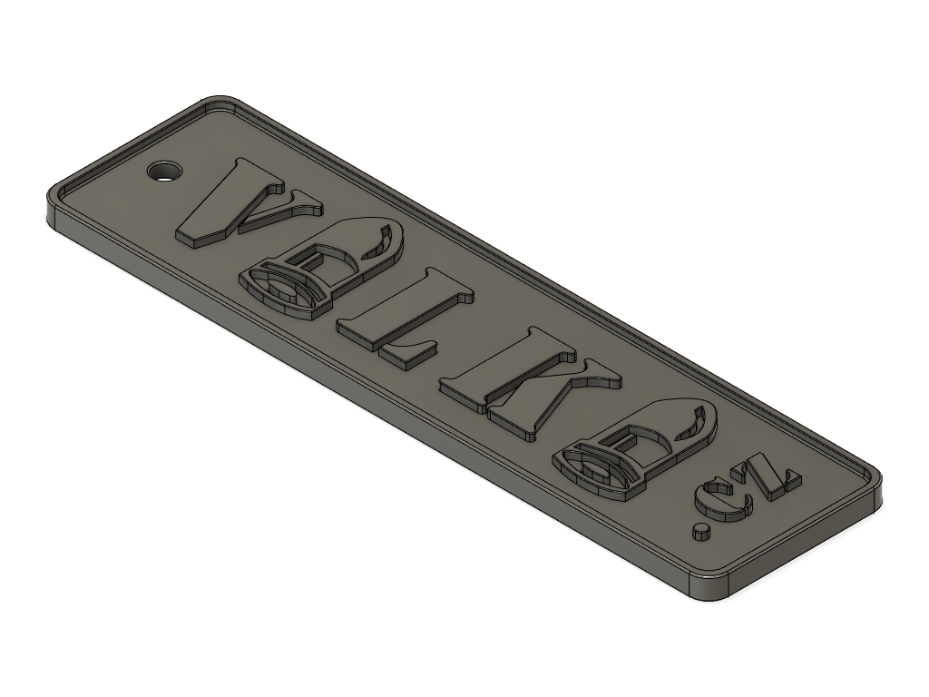 Logo serveru Valka.cz - klíčenka (Valka.cz server logo - keychain)